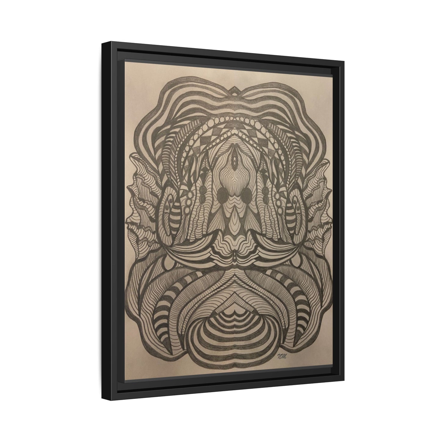 Matte Canvas, Framed (Multi-color)