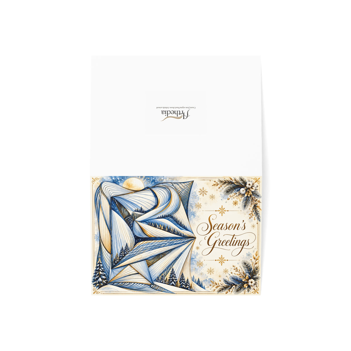 Winter Slopes — Season’s Greetings Card