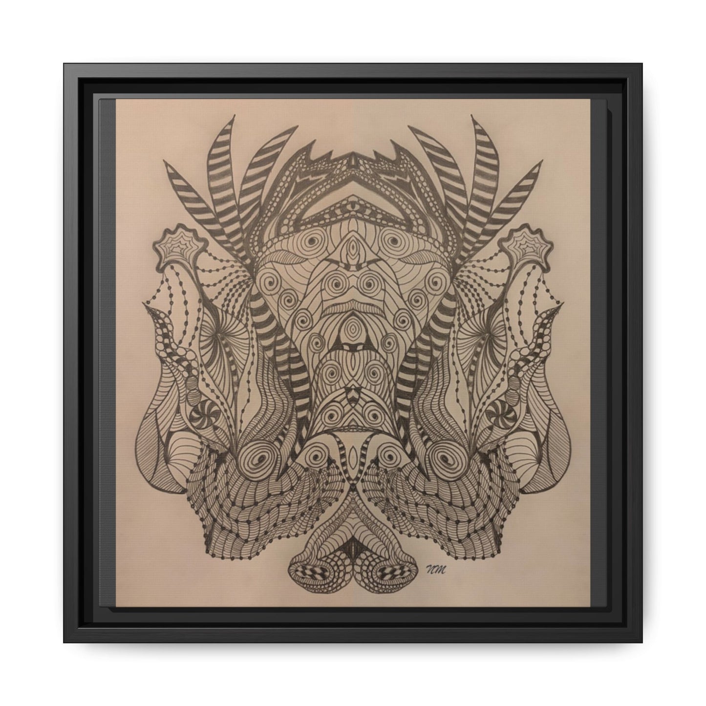 Matte Canvas, Framed (Multi-color)