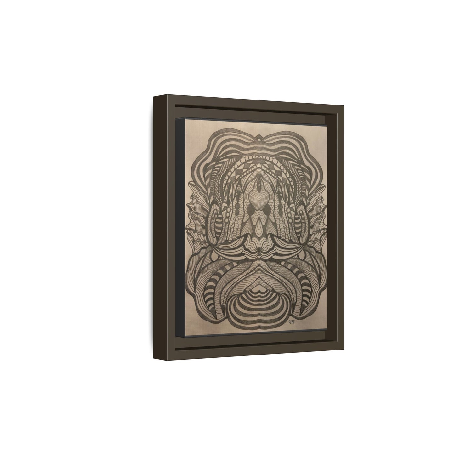 Matte Canvas, Framed (Multi-color)